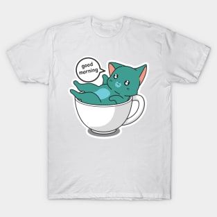 Funny Cat in The Cup T-Shirt